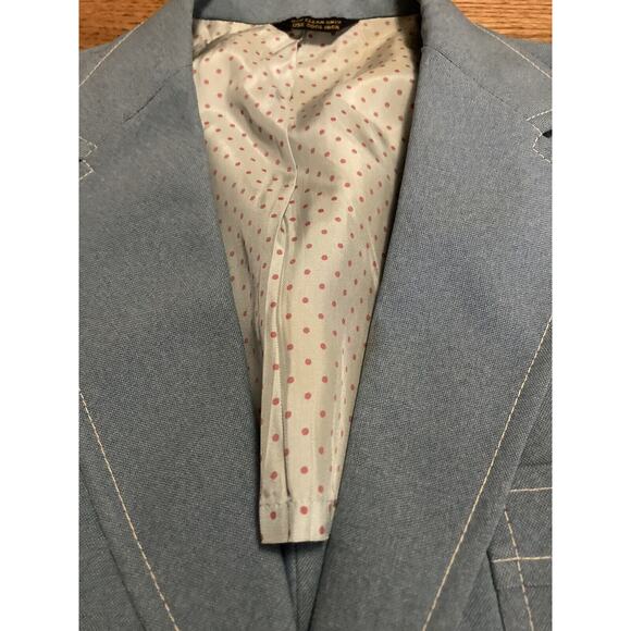 Vintage 1970s Leisure Suit 4 Piece Mens: Jacket, 30/42 Pants, Disco Groovy - Picture 12 of 16